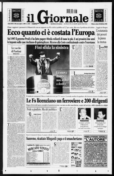 Il giornale : quotidiano del mattino